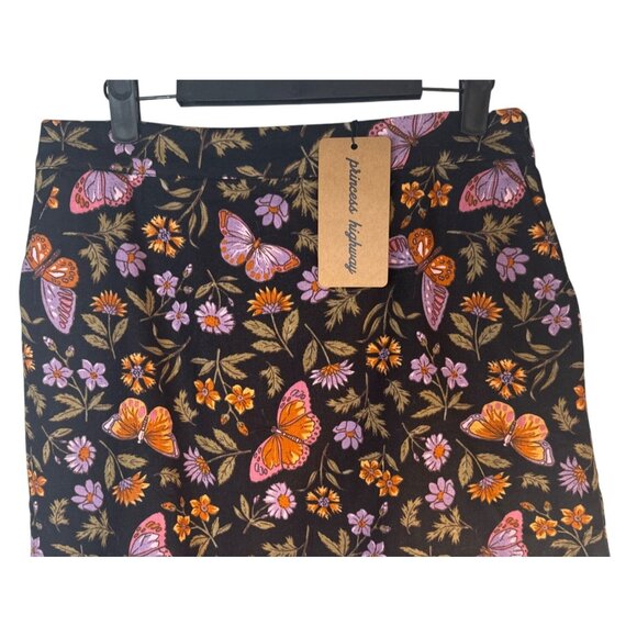 Princess Highway Size 12 Womens Butterfly & Floral Print Skirt NWT - Picture 7 of 11